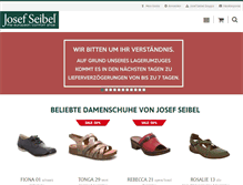 Tablet Screenshot of josefseibelshop.de